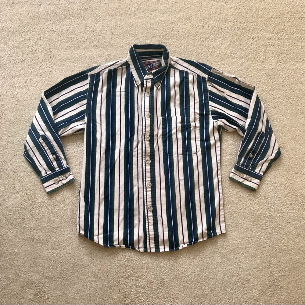 Vintage OCI Mid-sleeve Button Down Shirt